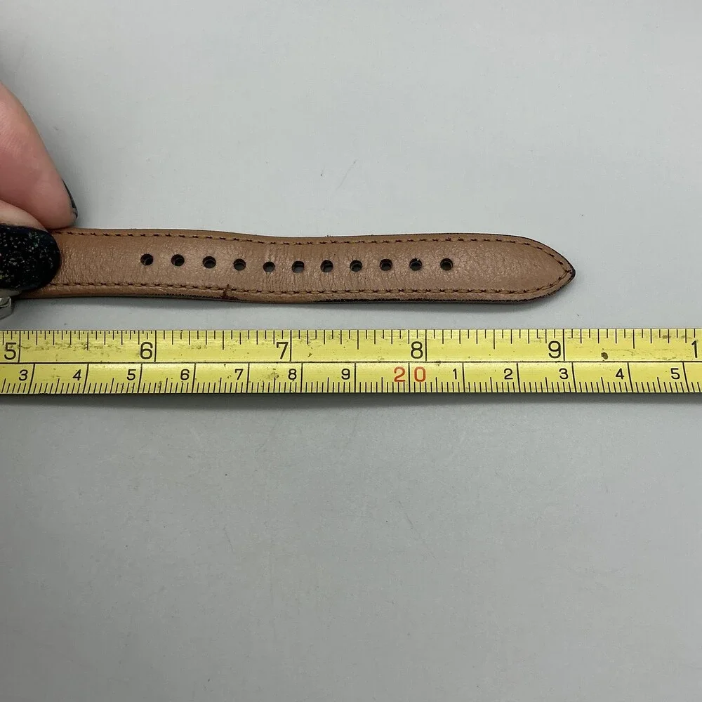 Fossil BQ3714 Womens Watch 34mm White Dial Brown Leather  display picture 3